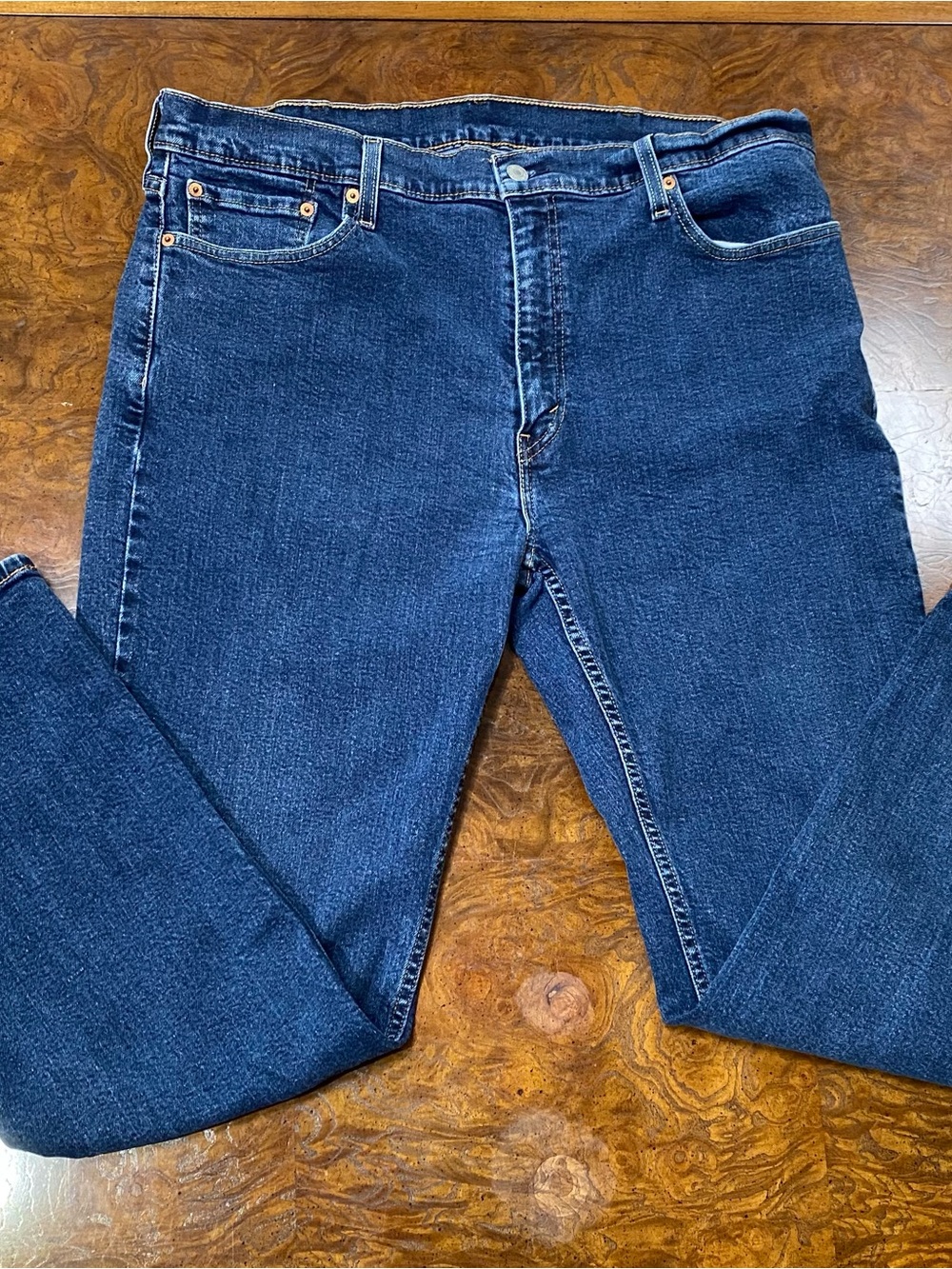 Levi's Men's Straight Leg Dark Blue Jeans